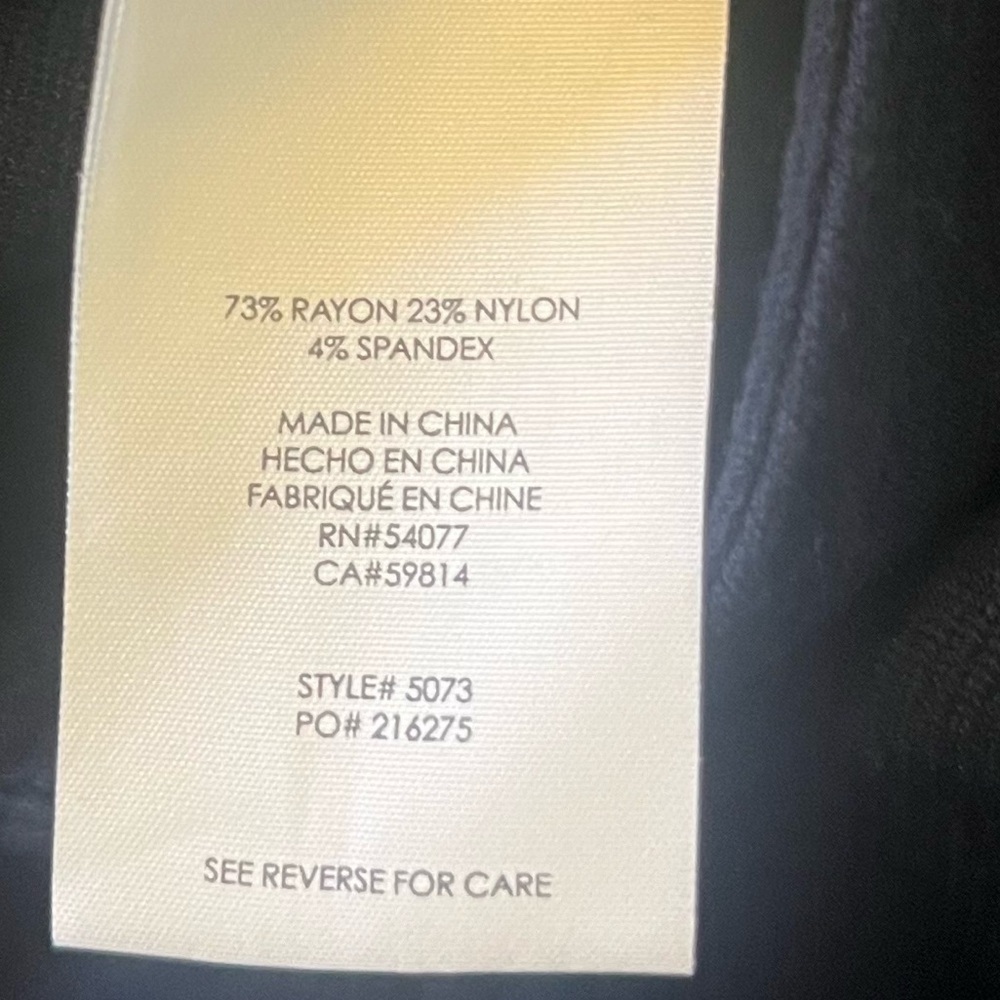 CAbi navy blue Capote trouser pants size 4 - Picture 10 of 11